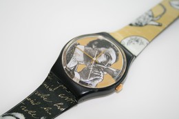 Watches : SWATCH Baiser D'antan  - Nr. : GB148 - Original  - Running - Excelent Condition - 1992 - Horloge: Modern