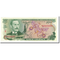 Billet, Costa Rica, 5 Colones, 1981, 1981-03-12, KM:236d, NEUF - Costa Rica