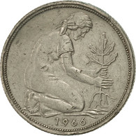 Monnaie, République Fédérale Allemande, 50 Pfennig, 1966, Munich, TTB - 50 Pfennig