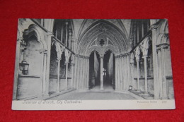 Cambridgeshire Ely Cathedral Interior Of Porch  NV - Autres & Non Classés