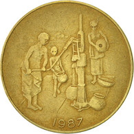 Monnaie, West African States, 10 Francs, 1987, Paris, TB+, Aluminum-Bronze - Ivory Coast