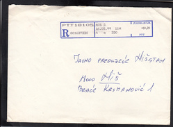 YUGOSLAVIA, LABEL ** - Lettres & Documents