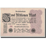 Billet, Allemagne, 2 Millionen Mark, 1923, 1923-08-09, KM:104b, SUP - 2 Millionen Mark