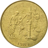 Monnaie, West African States, 10 Francs, 1989, Paris, TTB, Aluminum-Bronze - Côte-d'Ivoire