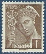 FRANCE NEUF** LUXE Y&T N°404 Très Bien Centré   Valeur 0,20 - 1938-42 Mercurius