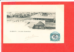 Delcampe - DJIBOUTI Cpa Village Européen - Dschibuti