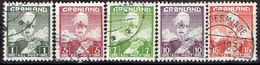 GREENLAND  # FROM 1938  STAMPWORLD 1-5 - Oblitérés