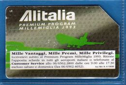 (2Eu) USATA °- ALITALIA-PP - MILLE MIGLIA  -  C&C.2283 - Mn - .  Vedi Descrizione - Publiques Publicitaires