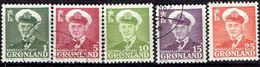 GREENLAND  # FROM 1950  STAMPWORLD 28-32 - Oblitérés