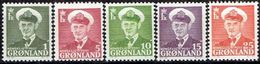 GREENLAND  # FROM 1950  STAMPWORLD 28-32** - Ongebruikt