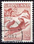 GREENLAND  # FROM 1966  STAMPWORLD 66 - Oblitérés