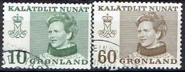 GREENLAND  # FROM 1973  STAMPWORLD 84F-85F - Oblitérés