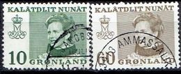 GREENLAND  # FROM 1973  STAMPWORLD 84F-85F - Oblitérés