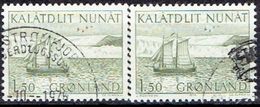 GREENLAND  # FROM 1974  STAMPWORLD 87-87a - Oblitérés