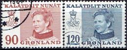 GREENLAND  # FROM 1974  STAMPWORLD  90-91 - Oblitérés