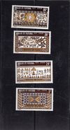 Wallis Et Futuna:année 1974 Lot De 4 Timbres(artisanat:motifs De Tapa) PA N°58**à 61** - Unused Stamps