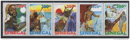 Sénégal 2015 (Reissue 1977) Evolution De La Pêche Fischfang Fishing Fauna Fisch Poissons Bande De 5 MNH ** - Sénégal (1960-...)