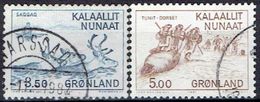 GREENLAND  # FROM 1981 STAMPWORLD  131-32 - Used Stamps