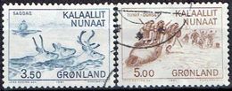 GREENLAND  # FROM 1981 STAMPWORLD  131-32 - Used Stamps