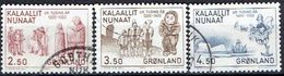 GREENLAND  # FROM 1983 STAMPWORLD  143-145 - Used Stamps