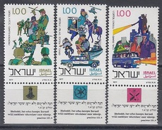 ISRAEL 710-712,unused - Police - Gendarmerie