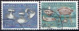 GREENLAND  # FROM 1986 STAMPWORLD  165-66 - Used Stamps