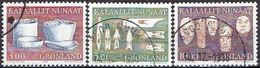 GREENLAND  # FROM 1988 STAMPWORLD  186-88 - Used Stamps
