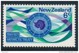 NEW ZEALAND 1971, 10th Anniv Of Antarctic Treaty, Set Of 1v** - Tratado Antártico