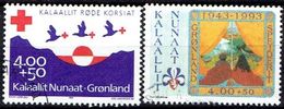 GREENLAND  # FROM 1993 STAMPWORLD  236-37 - Gebraucht