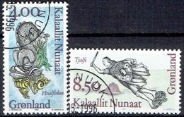 GREENLAND  # FROM 1995 STAMPWORLD  277-78 - Used Stamps