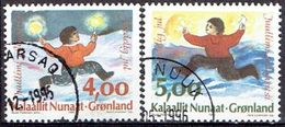 GREENLAND  # FROM 1995 STAMPWORLD  279-80 - Used Stamps