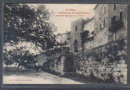 Carte Postale 81. Castelnau-de-Montmirail  Anciens Remparts Et Porte    Trés Beau Plan - Castelnau De Montmirail