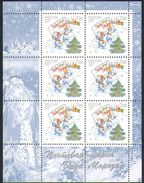 Russia 2006 Ded Moroz`s Postage Stamps Celebrations Snowman Christmas Holiday Tree Celebrations New Year Mi Klb 1388 - Collezioni