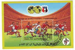 YEMEN 473,used,football - Used Stamps