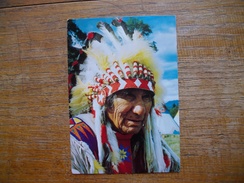 Canada , Indian Chief "" Beau Timbre "" - Cartes Modernes