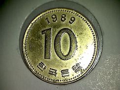 Korea - Sud 10 Won 1989 - Coreal Del Sur