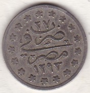 EGYPTE. 1 QIRSH AH 1293 Year 27. Copper Nickel.KM# 299. Empire Ottoman - Egitto