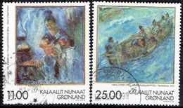 GREENLAND  # FROM 1998 STAMPWORLD  325-26 - Gebruikt