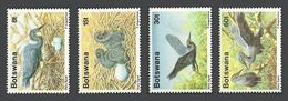 BOTSWANA 1989 BIRDS SLATY EGRET SET MNH - Botswana (1966-...)