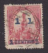 El Salvador, Scott #313, Used, Morazan Monument Surcharged, Issued 1905 - El Salvador