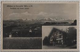 Affoltern Im Emmental - Ausblick Mit Hotel Löwen - Affoltern Im Emmental 