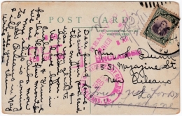 1910-H-91 CUBA REPUBLICA. 1910 UNCLAIMED POSTCARD TO NEW ORLEANS 1911. - Briefe U. Dokumente