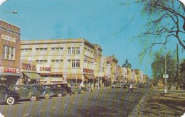 Columbus Georgia, Broadway Street Scene, Business District, Autos, C1950s Vintage Postcard - Columbus