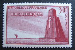 LOT 881 - 1952 - 10e ANN DE LA VICTOIRE DE BIR-HAKEIM - N°925 - NEUF** - Unused Stamps