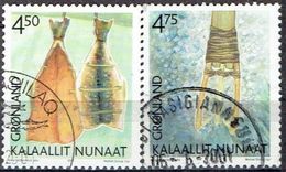 GREENLAND  # FROM 2001 STAMPWORLD  366-67 - Oblitérés