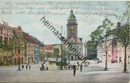 Gotha - Hauptmarkt Mit Rathaus - Feldpost Gel. 1915 - Gotha