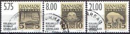 GREENLAND  # FROM 2001 STAMPWORLD  371-73 - Oblitérés