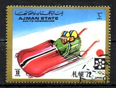 AJMAN. Timbre Oblitéré. J.O. De Sapporo/Bobsleigh. - Winter 1972: Sapporo