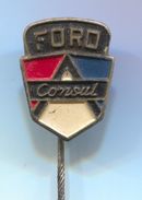 FORD CONSUL - Car, Auto, Automotive, Vintage Pin, Badge, Abzeichen - Ford