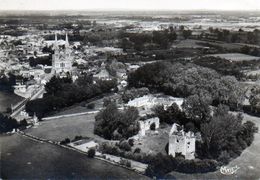 Machecoul. Vue Aérienne. Ruines Du Vieux Chateau Et L 'Eglise. - Machecoul